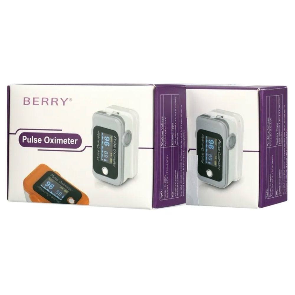 *NWT* BERRY Fingertip Pulse Oximeter, Healthcare, Sporting, & Aviation